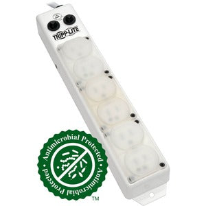 Tripp Lite by Eaton Safe-IT UL 1363A Medical-Grade Power Strip for Patient-Care Vicinity, 6x 15A Hospital-Grade Outlets, Safety Covers, 7 ft. Cord