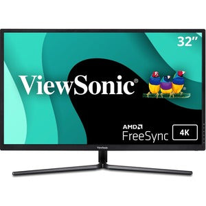 ViewSonic VX3211-4K-MHD 32 Inch 4K UHD Monitor with 99% sRGB Color Coverage, HDR10, FreeSync, HDMI, DisplayPort