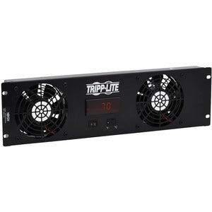 Tripp Lite by Eaton 3U Digital Temperature Sensor with 2 12VDC Extra-Quiet Fans, Blanking Panel, LCD - PEGASUSS 