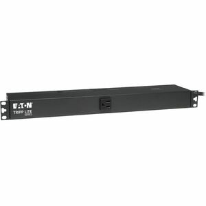 PDU básica monofásica de 120 V y 1,8 kW de la serie Tripp Lite de Eaton: 13 tomacorrientes NEMA 5-15R, entrada 5-15P, cable de 1,8 m, montaje en rack de 1 U