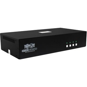 Conmutador KVM seguro Tripp Lite by Eaton, 4 puertos, dos cabezales, DVI a DVI, NIAP PP4.0, audio, CAC, TAA