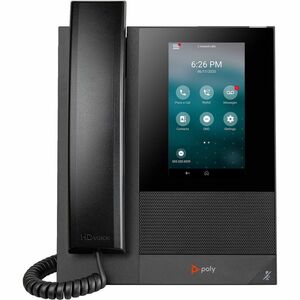 Poly CCX 400 IP-Telefon – schnurgebunden – schnurgebunden – Wandmontage, Desktop – Schwarz