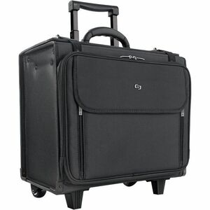 Solo Morgan Carrying Case (Roller) for 17.3" Notebook - Gray