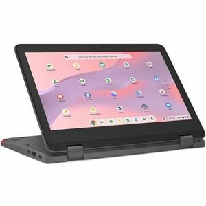 Lenovo 300e Yoga Chromebook Gen 4 82W2000AUS 11.6" Touchscreen Convertible 2 in 1 Chromebook - HD - Octa-core (ARM Cortex A76 + Cortex A55) - 4 GB - 32 GB Flash Memory - English Keyboard - Graphite Gray