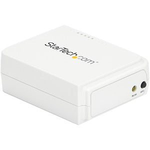 StarTech.com 1 Port USB Wireless N Network Print Server with 10/100 Mbps Ethernet Port - 802.11 b/g/n