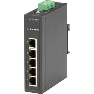 Black Box Industrieller 10/100-Mbps Ethernet-Switch – Unmanaged, für extreme Temperaturen, 5-Port