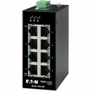 Eaton Tripp Lite Series 8-Port Unmanaged Industrial Gigabit Ethernet Switch - 10/100/1000 Mbps, DIN Mount, TAA - PEGASUSS 