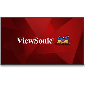 ViewSonic CDE8630 86" 4K UHD Wireless Presentation Display 24/7 Commercial Display with Portrait Landscape, USB C, Wifi/BT Slot, RJ45 and RS232