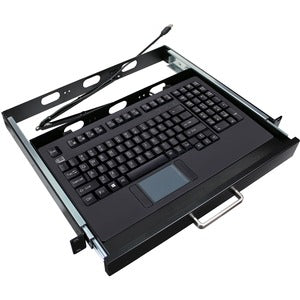 Adesso 1u 19inch Rackmount Drawer With Usb Touchpad Keyboard Which Designed Acco - PEGASUSS 