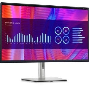 Dell P3223DE 32" Class QHD LCD Monitor - 16:9 - Black, Silver