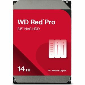 WD Red Pro WD142KFGX 14 TB Hard Drive - 3.5" Internal - SATA (SATA/600) - Conventional Magnetic Recording (CMR) Method