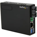 StarTech.com 10/100 Multi Mode Fiber to Ethernet Media Converter SC 2km with PoE - PEGASUSS 
