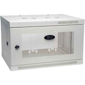 Tripp Lite by Eaton SmartRack 6U Low-Profile Switch-Depth Wall-Mount Mini Rack Enclosure, White