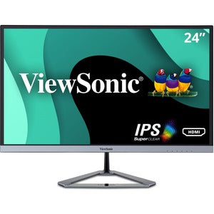 ViewSonic VX2476-SMHD 24 Inch 1080p IPS Monitor with FreeSync, Ultra-Thin Bezels, HDMI and DisplayPort