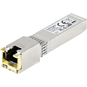 StarTech.com MSA Uncoded SFP+ Module - 10GBASE-T - 10GE Gigabit Ethernet SFP+ SFP to RJ45 Cat6/Cat5e Transceiver Module - 30m