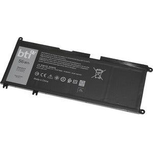 BTI 33YDH-BTI 15.2V 56WHR LI-ION BATTERY 033YDH, 7FHHV, 0PVHT1, 99NF2, 33YDH, PVHT1, 451-BCDM INSPIRON 17 7778, 17 7779, 7570, 7577, 7586, 7773, 7778, 7779, 7786, LATITUDE 3310, 3380, 3400, 3480, 3490, 3500, 3580, 3590, VOSTRO 7570, VOSTRO 7580