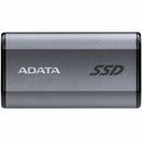 Adata SE800 AELI-SE880-500GCGY 500 GB Portable Rugged Solid State Drive - External - Titanium Gray - PEGASUSS 