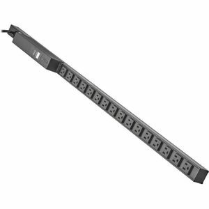 Eaton Tripp Lite Series 1.44kW Single-Phase Local Metered PDU with ISOBAR Surge Protection, 120V, 3840 Joules, 16 NEMA 5-15R Outlets, 5-15P Input, 15 ft. Cord, 0U Vertical