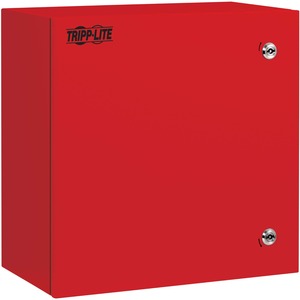 Tripp Lite by Eaton SmartRack Outdoor Industrial Enclosure with Lock - NEMA 4, Surface Mount, Metal Construction, 18 x 18 x 10 in., Red