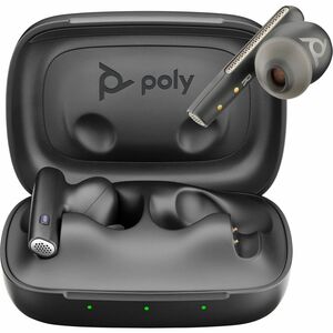 Hp Inc. Poly Voyager Free 60 Uc M Carbon Black Earbuds +bt700 Usb-a Adapter +basic Charg