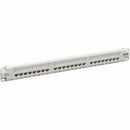Eaton Tripp Lite Series 24-Port Cat6 Patch Panel - 4PPoE Compliant, 110/Krone, 568A/B, RJ45 Ethernet, 1U Rack-Mount, White, TAA - PEGASUSS 