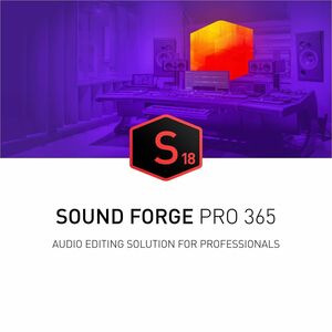 Magix SOUND FORGE 365 v.18.0 Pro - Código de activación para 1 PC