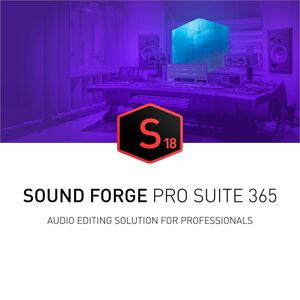 Magix Sound Forge 365 v.18.0 Pro Suite - Subscription - 1 PC Activation Code - 12 Month