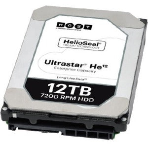 HGST Ultrastar He12 12 TB Hard Drive - Internal - SAS (12Gb/s SAS) - 3.5" Carrier