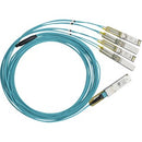 Accortec Active Fiber Hybrid Solution, ETH 100GbE to 4x25GbE, QSFP28 to 4xSFP28, 5m - PEGASUSS 