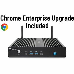 AOPEN Chromebox Commercial 3 Chrome Enterprise Upgrade - Fanless - Intel Celeron 7305 - 4 GB RAM - 64 GB SSD