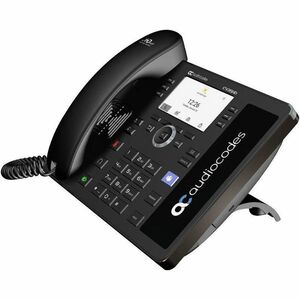 AudioCodes C435HD IP Phone - Corded - Corded - Wall Mountable, Desktop - Black - PEGASUSS 