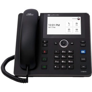 AudioCodes C455HD IP Phone - Corded - Corded - Wall Mountable - Black