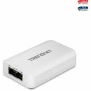 TRENDnet 2-Port Gigabit PoE++ Extender, 1 x Gigabit PoE++ In Port, 2 x Gigabit PoE Out Ports, Extends 100m (328 ft) Up to 200m (656 ft), Daisy Chain 4 Units for up to 500m (1640 ft), Black, TPE-BE200 - PEGASUSS 