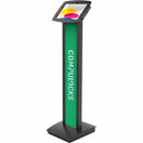 Compulocks iPad Pro 12.9" (3-6th Gen) Space Enclosure Brandable Floor Stand Plus Hub - PEGASUSS 