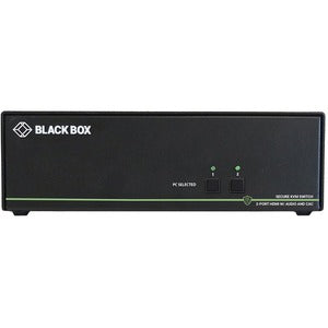Black Box Secure NIAP 3.0 KVM Switch - Single-Head, HDMI, CAC, 4K, 2-Port