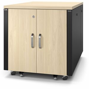 Apc By Schneider Electric Apc Netshelter Soundproof, 12u, Server Rack Enclosure, Maple