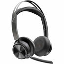 Poly Voyager Focus 2 Microsoft Teams Certified USBC-C Headset + USB-C/A Adapter TAA - PEGASUSS 