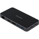 VisionTek VT400 - Dual Display USB-C Docking Station with Power Passthrough - PEGASUSS 
