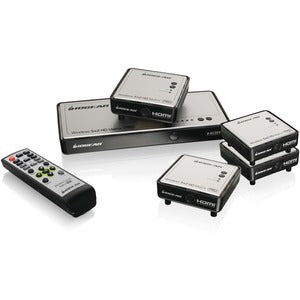 IOGEAR Long Range Wireless 5x2 HDMI Matrix PRO with 3 Additional Receivers - PEGASUSS 