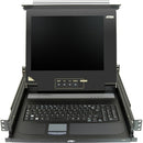 Aten 17" Single-Rail LCD Integrated Console-TAA Compliant - PEGASUSS 