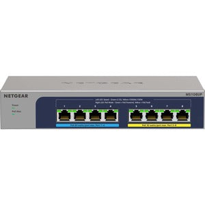 Netgear Switch - Ms108up-100nas - Desktop - Wired - 2.5gbps - Networking / Ports Qty: 8