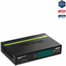 TRENDnet 8-Port GREENnet Gigabit PoE+ Switch, Supports PoE And PoE+ Devices, 61W PoE Budget, 16Gbps Switching Capacity, Data & Power Via Ethernet To PoE Access Points & IP Cameras, Black, TPE-TG82G - PEGASUSS 