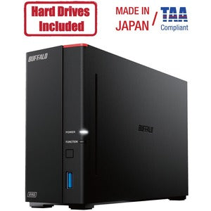 BUFFALO LinkStation 710 1-Bay 4TB Personal Cloud NAS Storage Hard Drives Included