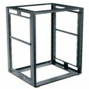 Middle Atlantic CFR Series 16RU Cabinet Frame - Open Frame Rack - 18in Depth - Flat Black Powder Coat - PEGASUSS 
