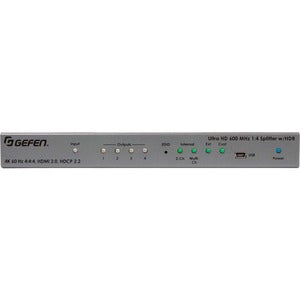 Gefen Ultra HD 600 MHz 1:4 Splitter for HDMI w/ HDR - PEGASUSS 