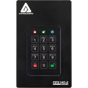 Apricorn Aegis Fortress L3 20 TB Portable Rugged Solid State Drive - External - TAA Compliant - PEGASUSS 