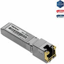 TRENDnet 10G RJ-45 Copper SFP+ Module, Convert A Standard SFP+ Slot Into A RJ-45 Multi-Gigabit Port, Connect Devices Up To 30m (98ft), Hot-Pluggable, Lifetime Protection, Silver, TEG-10GBRJ - PEGASUSS 