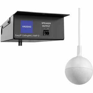 Vaddio EasyIP CeilingMIC/AMP D Conference Microphone - White - PEGASUSS 