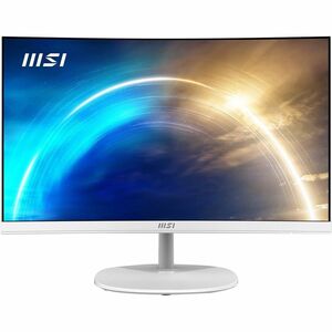 MSI Pro Pro MP241CAW 24" Class Full HD Curved Screen LED Monitor - 16:9 - Matt White - PEGASUSS 