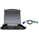 Aten CL5708MUKIT 17" Rackmount LCD with KVM Switch-TAA Compliant - PEGASUSS 